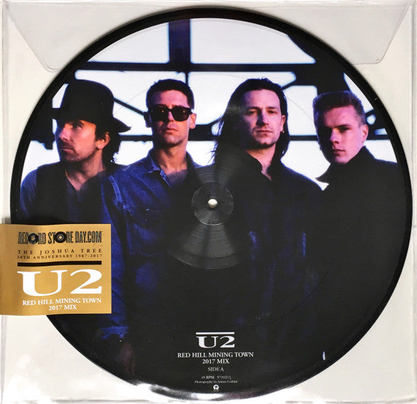 U2 - Red Hill Mining Town (2017 Mix) - RSD Picture Disc - Used