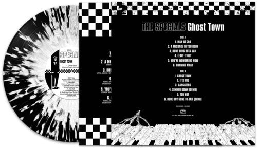 The Specials - Ghost Town - Black/White Splatter