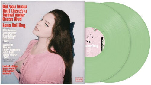 Lana Del Rey - Did You Know That There's A Tunnel Under Ocean Blvd - Green - Alternate Cover