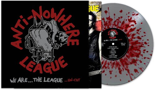 The Anti-Nowhere League - We Are The League - Splatter Silver Red