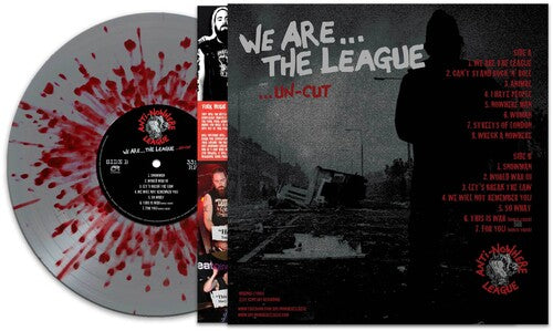 The Anti-Nowhere League - We Are The League - Splatter Silver Red