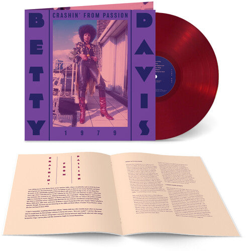 Betty Davis - Crashin' From Passion - Transparent Red Vinyl