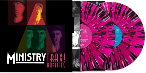 Ministry - Trax Rarities - Black/White/Magenta Splatter Vinyl