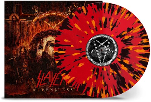 Slayer - Repentless - Transparent Red with Orange & Black Vinyl