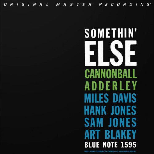 Cannonball Adderley - Somethin' Else - Mobile Fidelity SACD