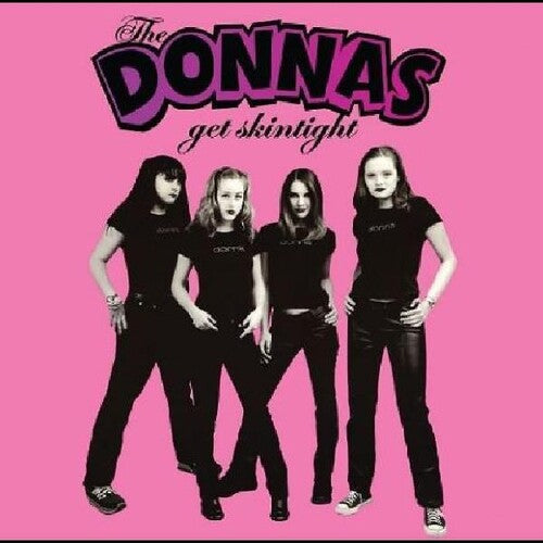 The Donnas - Get Skintight - Purple with Pink Swirl Vinyl