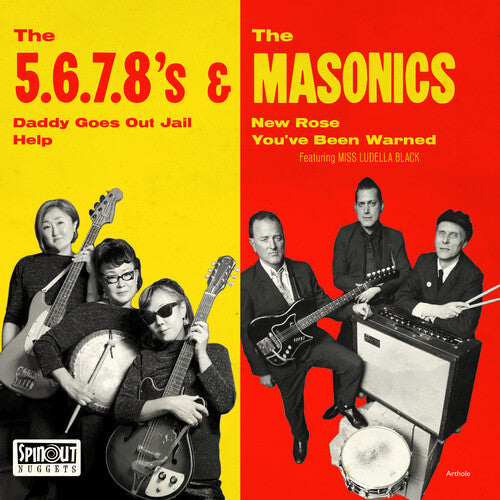 The 5.6.7.8's & The Masonics - Japan Tour - 7’’