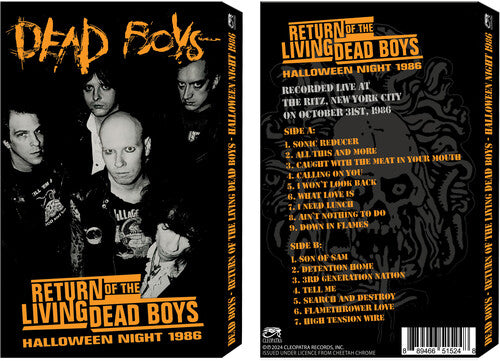 Dead Boys - Return Of The Living Dead Boys 1986 - Cassettes