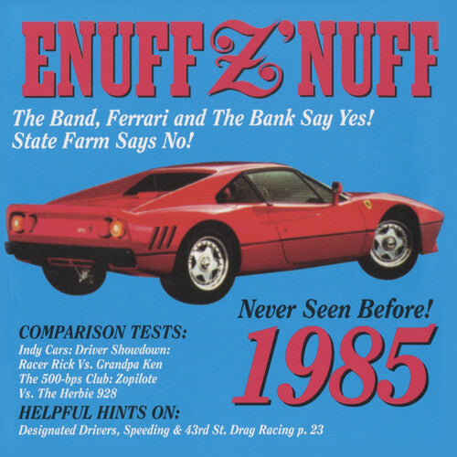 Enuff Z'nuff - 1985 - Blue/Red Colored Vinyl