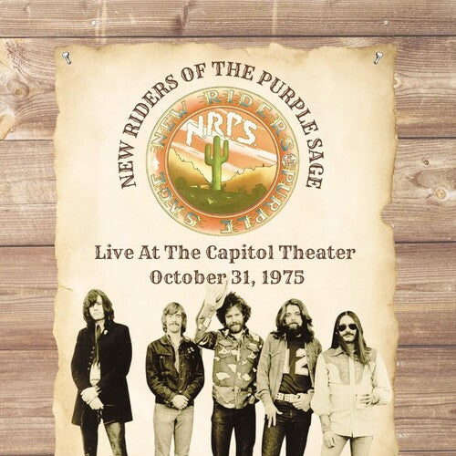 New Riders Of The Purple Sage - Live At The Capitol Theater October 31 1975 - Cream Colored Vinyl