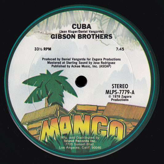 Gibson Brothers - Cuba - 12" Single - Used