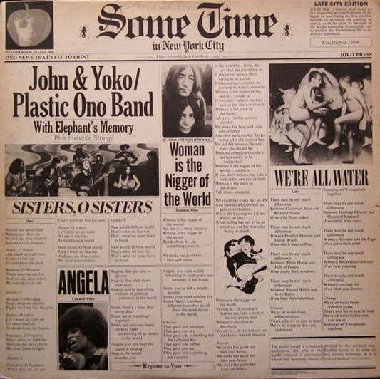 John & Yoko/ Plastic Ono Band - Some Time In New York City - Used