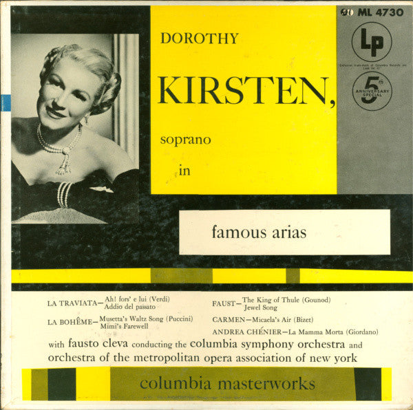 Dorothy Kirsten - Famous Arias - Used