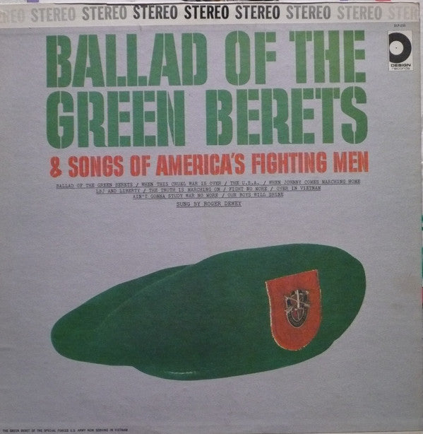 Roger Dewey - Ballad of The Green Berets - Used