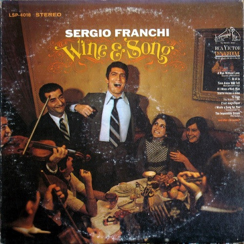 Sergio Franchi - Wine & Song - Used