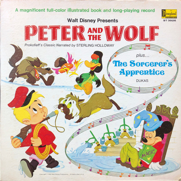 Walt Disney - Walt Disney Presents Peter And The Wolf (Plus The Sorcerer's Apprentice) - Used