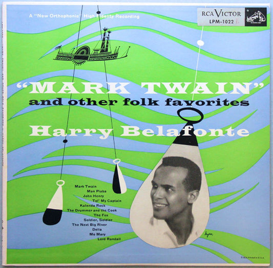 Harry Belafonte - "Mark Twain" and Other Folk Favorites - Used