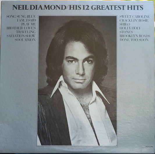 Neil Diamond - His 12 Greatest Hits - Used