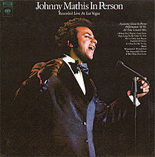 Johnny Mathis - In Person - Recorded Live At Las Vegas - Used