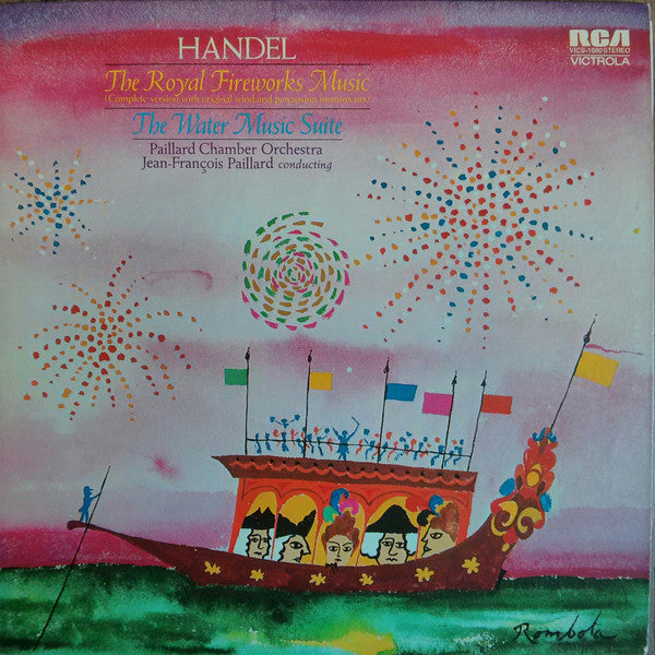 Handel - Handel The Royal Fireworks Music (Complete Version With Original Wind And Percussion Instruments): The Water Music Suite - Used