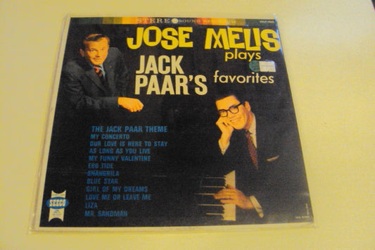 Jose Melis - Plays Jack Paar's Favorites - Used